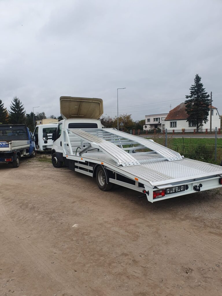aluminiowa autolaweta z najazdami IBW